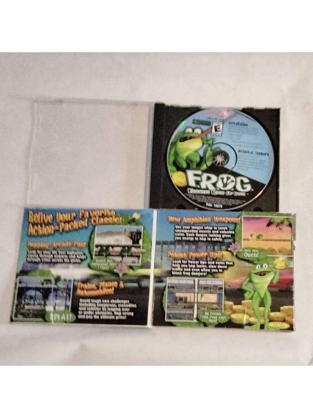Frantic Rush Of Green Frog PC CD ROM Game Classic Arcade Fun Windows Linux - Picture 1 of 6